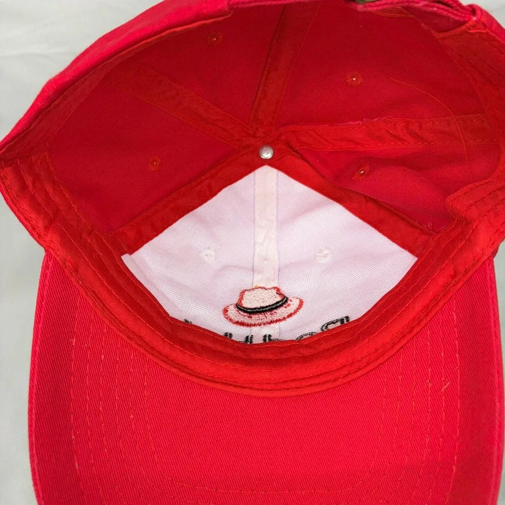 Red Hat Software Promo Hat Unisex OSFM Red White Embroidered Tech Logo Cap